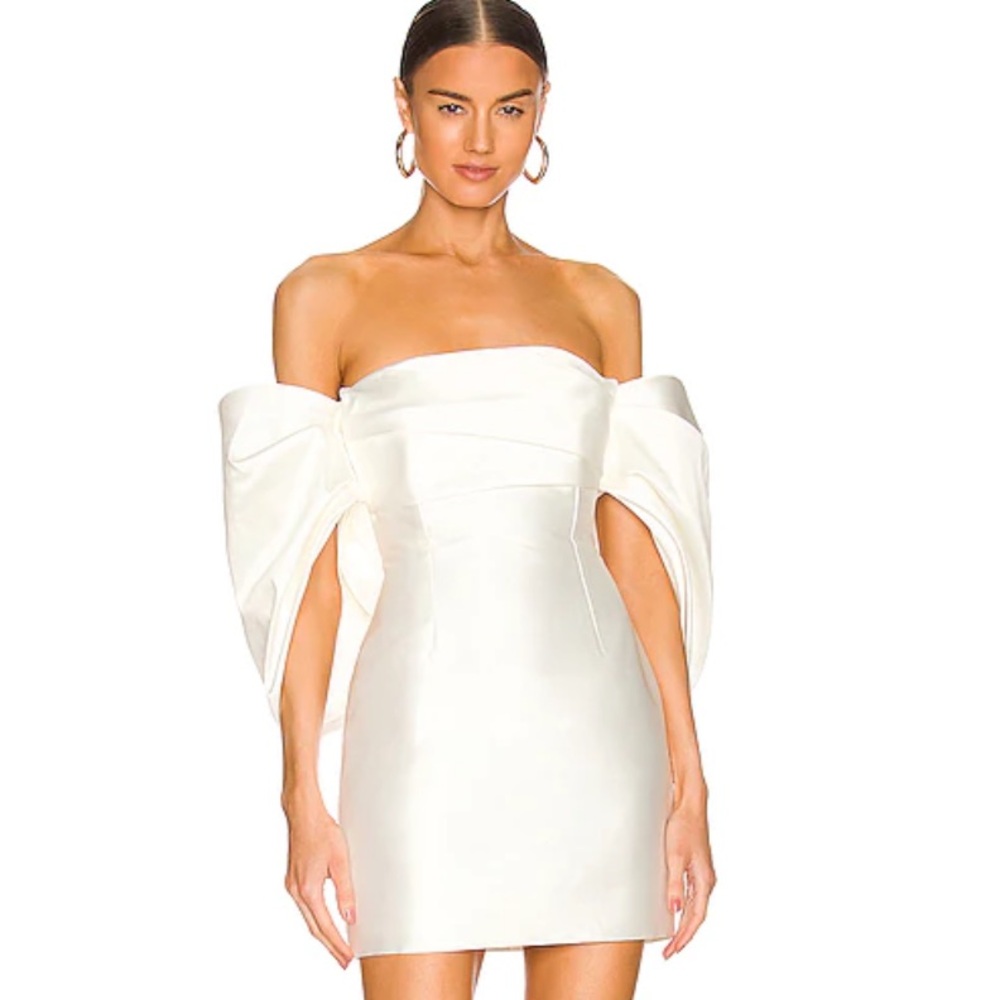 SOLACE LONDON WHITE DRESS